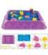 WOOPIE Piasek Kinetyczny 0,6 kg Zestaw Jednorożec Stolik z Foremkami