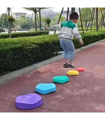 WOOPIE Ścieżka Sensoryczna Kamienie Balansujące dla Dzieci Trening Równowagi 5 szt.