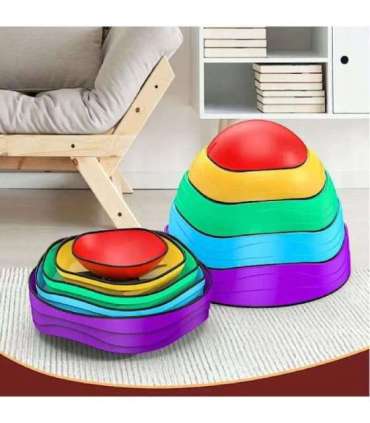 WOOPIE Ścieżka Sensoryczna Kamienie Balansujące dla Dzieci Trening Równowagi 5 szt.