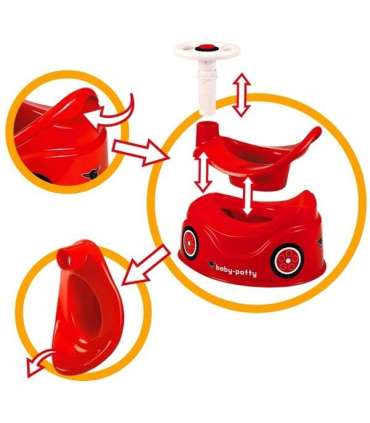 BIG Nocnik New Bobby Car Autko Kierownica