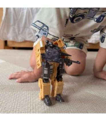 WOOPIE Zestaw 3w1 Robot Transformujący Czołg i Wyrzutnia na Strzałki Brązowy