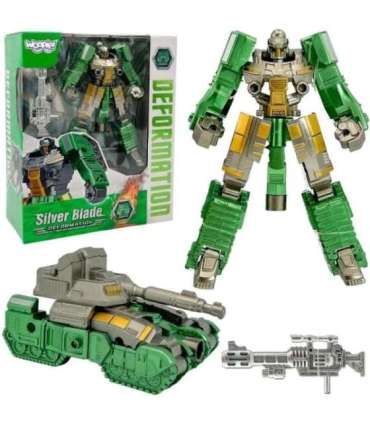 WOOPIE Robot Transformujący SILVER BLADE 2w1 Czołg