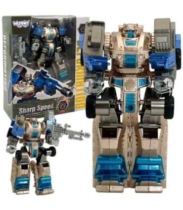 WOOPIE Robot Transformujący SHARP SPEED 2w1 Ciężarówka Bojowa