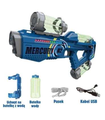WOOPIE Pistolet na Wodę Elektryczny Automatyczny Merkury