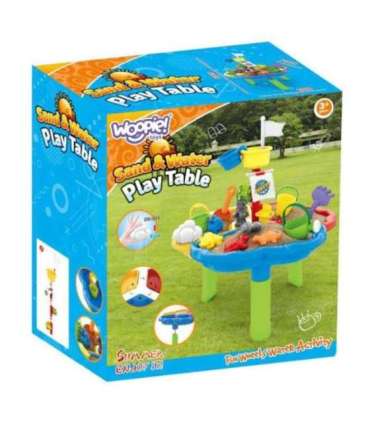 WOOPIE Stolik Wodny Piaskownica 3w1 Statek Piracki 13 el.