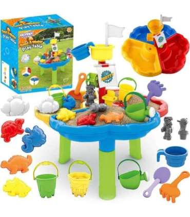 WOOPIE Stolik Wodny Piaskownica 3w1 Statek Piracki 13 el.