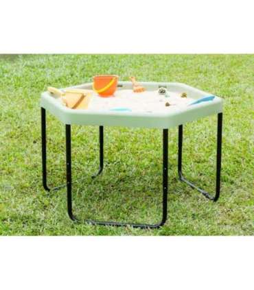 MASTERKIDZ Sześciokątny Stolik Do Zabawy Piaskiem i Wodą Regulowany