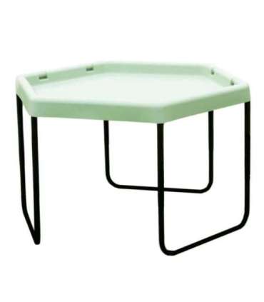 MASTERKIDZ Sześciokątny Stolik Do Zabawy Piaskiem i Wodą Regulowany