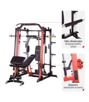 CYKLOP 3 HOME GYM WITH SMITH MACHINE SEMI COMERCIAL HMS PREMIUM