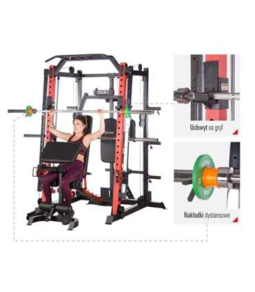 CYKLOP 3 HOME GYM WITH SMITH MACHINE SEMI COMERCIAL HMS PREMIUM