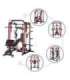CYKLOP 3 HOME GYM WITH SMITH MACHINE SEMI COMERCIAL HMS PREMIUM