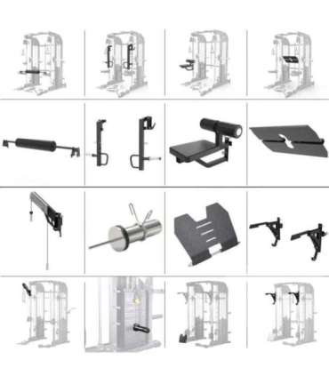 CYKLOP 4 HOME GYM WITH SMITH MACHINE SEMI COMERCIAL HMS