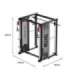 TRYTON TRAINING GATE WITH SMITH MACHINE 3D - DUAL PULLEY AND WEIGHT STACK COMMERCIAL HMS