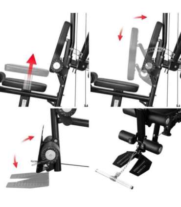 TYTAN 101 MULTI-GYM WITH LEG PRESS COMMERCIAL HMS