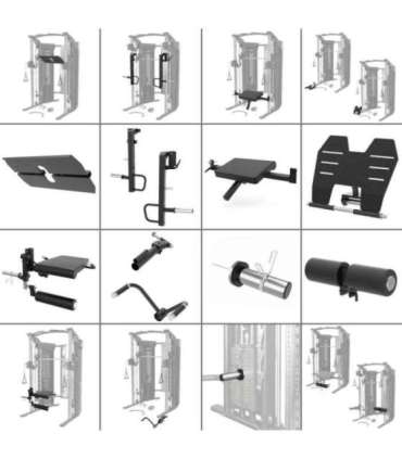 CYKLOP 10 MULTI-GYM WITH SMITH MACHINE SEMI COMMERCIAL HMS