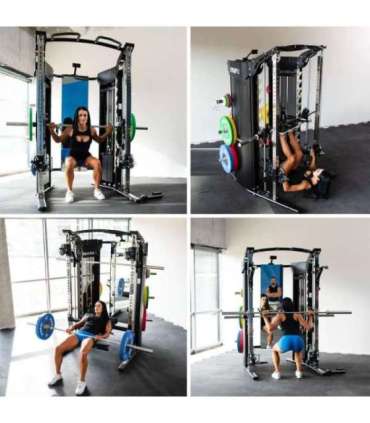 CYKLOP 10 MULTI-GYM WITH SMITH MACHINE SEMI COMMERCIAL HMS