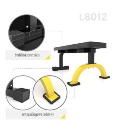 L8012 EXERCISE BENCH HMS PREMIUM