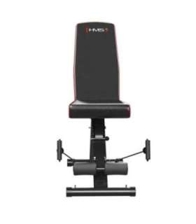 L1217 FOLDABLE ADJUSTABLE EXERCISE BENCH WITH ROPES HMS