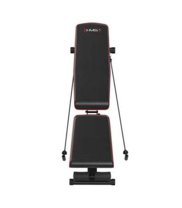 L1217 FOLDABLE ADJUSTABLE EXERCISE BENCH WITH ROPES HMS