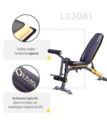 LS3061 BARBELL BENCH HMS PREMIUM