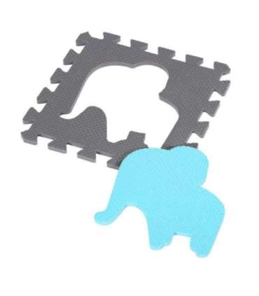 MD03 KID'S PLAYPEN PUZZLE MAT MINT 36 ELEMENTS 140x140CM NILS FUN