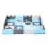 MD03 KID'S PLAYPEN PUZZLE MAT MINT 36 ELEMENTS 140x140CM NILS FUN