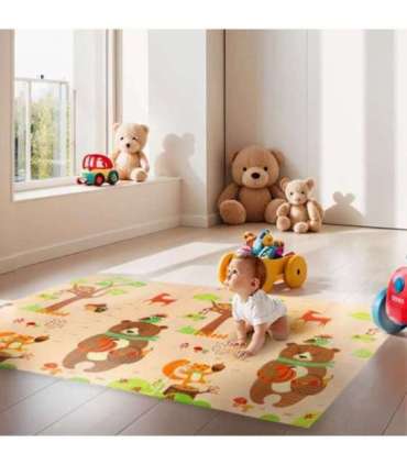 MD05 KIDS FOLDING MAT FOREST 190x150CM NILS FUN