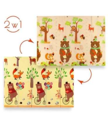 MD05 KIDS FOLDING MAT FOREST 190x150CM NILS FUN