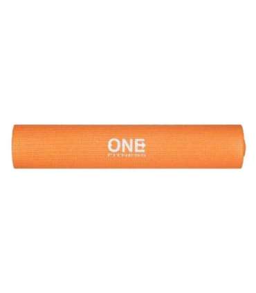 YM02 ORANGE YOGA MAT ONE FITNESS