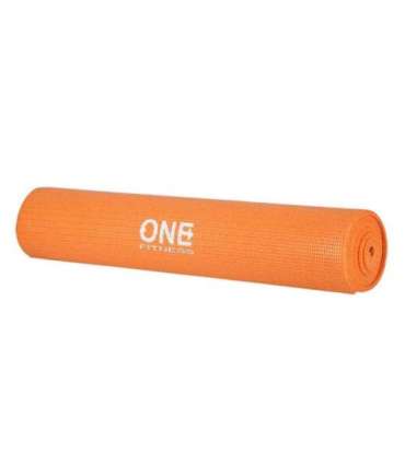 YM02 ORANGE YOGA MAT ONE FITNESS