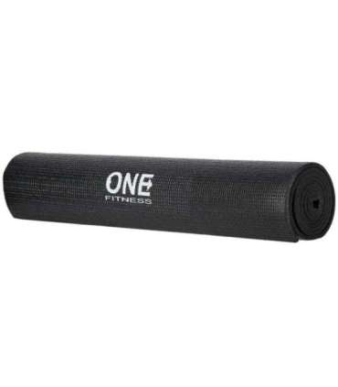 YM02 BLACK YOGA MAT ONE FITNESS