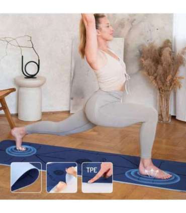 YM10 YOGA MAT TPE DARK BLUE HMS
