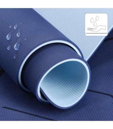 YM10 YOGA MAT TPE DARK BLUE HMS