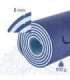 YM10 YOGA MAT TPE DARK BLUE HMS