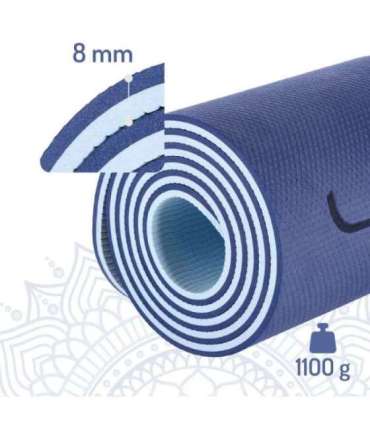 YM10 YOGA MAT TPE DARK BLUE HMS