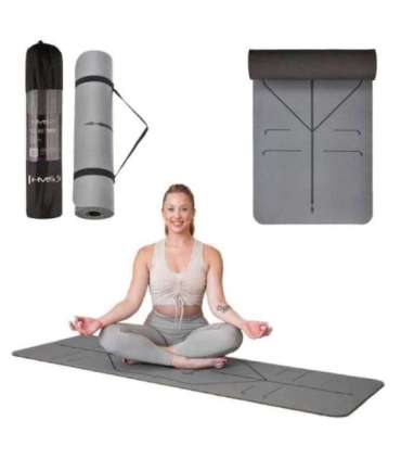 YM10 YOGA MAT TPE GRAY TPE HMS