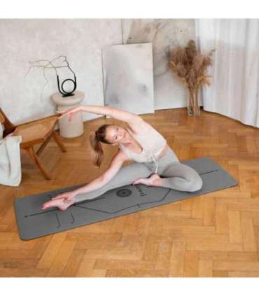 YM10 YOGA MAT TPE GRAY TPE HMS