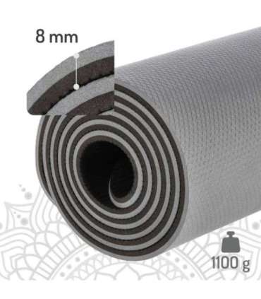 YM10 YOGA MAT TPE GRAY TPE HMS