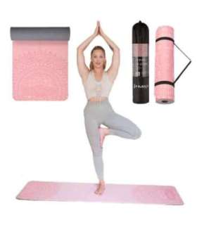 YM10 YOGA MAT TPE LIGHT PINK HMS