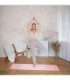 YM10 YOGA MAT TPE LIGHT PINK HMS