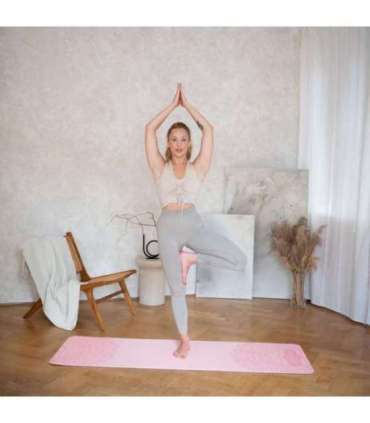 YM10 YOGA MAT TPE LIGHT PINK HMS