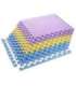 MP10 MULTIPACK YELL-BLUE-PURP PUZZLE PROTECTIVE MAT 60x60x1.0 CM (9 PCS. SET) ONE FITNESS