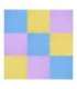 MP10 MULTIPACK YELL-BLUE-PURP PUZZLE PROTECTIVE MAT 60x60x1.0 CM (9 PCS. SET) ONE FITNESS