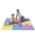 MP10 MULTIPACK YELL-BLUE-PURP PUZZLE PROTECTIVE MAT 60x60x1.0 CM (9 PCS. SET) ONE FITNESS