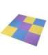 MP10 MULTIPACK YELL-BLUE-PURP PUZZLE PROTECTIVE MAT 60x60x1.0 CM (9 PCS. SET) ONE FITNESS