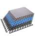 MP10 MULTIPACK L. GRAY-BLUE- D.GRAY PUZZLE PROTECTIVE MAT 60x60x1.0 CM (9 PCS. SET) ONE FITNESS