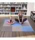 MP10 MULTIPACK L. GRAY-BLUE- D.GRAY PUZZLE PROTECTIVE MAT 60x60x1.0 CM (9 PCS. SET) ONE FITNESS
