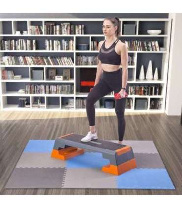 MP10 MULTIPACK L. GRAY-BLUE- D.GRAY PUZZLE PROTECTIVE MAT 60x60x1.0 CM (9 PCS. SET) ONE FITNESS