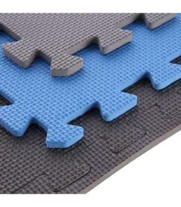 MP10 MULTIPACK L. GRAY-BLUE- D.GRAY PUZZLE PROTECTIVE MAT 60x60x1.0 CM (9 PCS. SET) ONE FITNESS