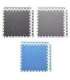 MP10 MULTIPACK L. GRAY-BLUE- D.GRAY PUZZLE PROTECTIVE MAT 60x60x1.0 CM (9 PCS. SET) ONE FITNESS